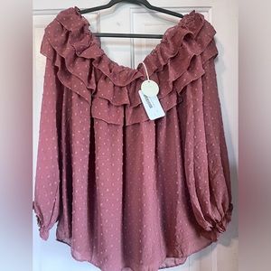 Off the Shoulder Blouse NWT